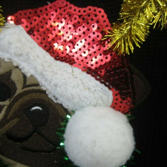 Ugly Christmas Sweater funny pug bull dog - Picture 7 of 8